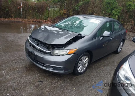 2012 Honda Civic Ex z USA, uszkodzony, nr VIN 2HGFB2F88CH527928